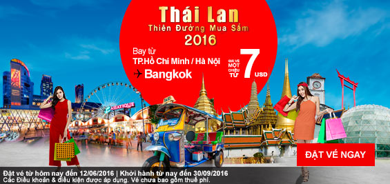 Khám phá thiên đường mua sắm Thái Lan cùng AirAsia