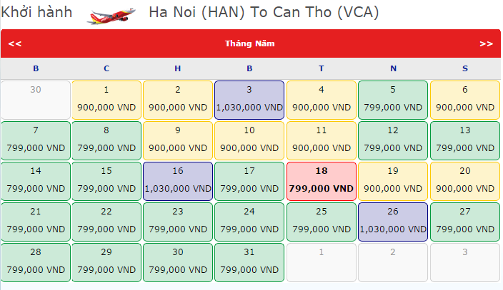 Du lịch Cần Thơ giá rẻ cùng Vietjet Air