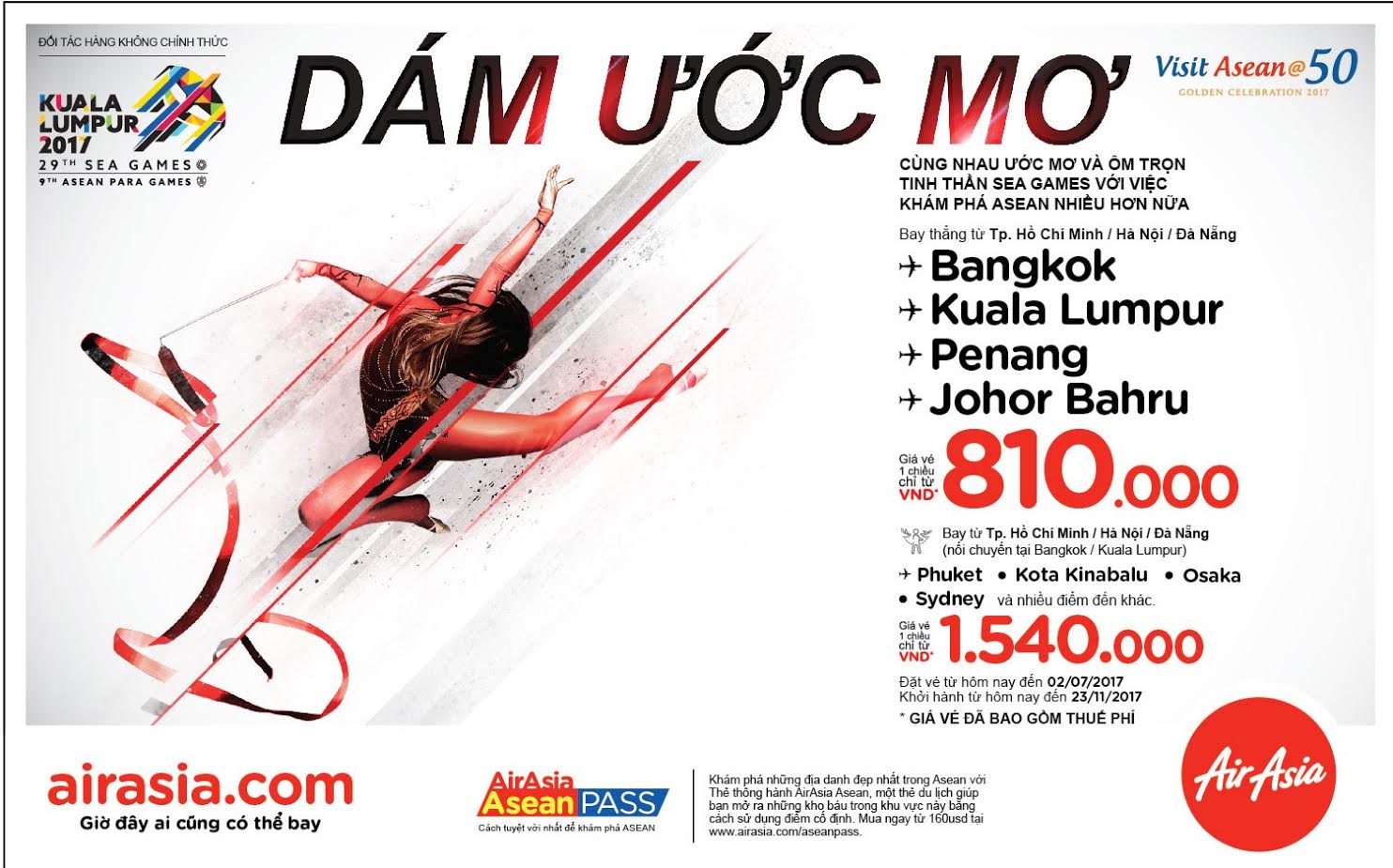 Săn vé rẻ đi dự SEA Games 29 ở Kuala Lumpur