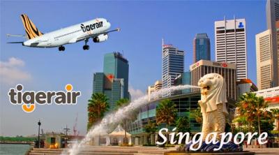 Vé máy bay đi Singapore chỉ 41USD của Tiger Air