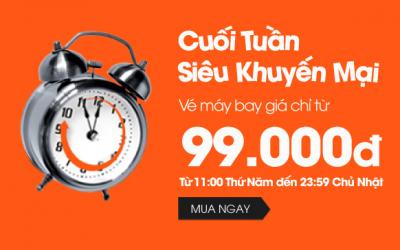 Jetstar khuyến mại với giá vé 99.000 đồng cuối tuần