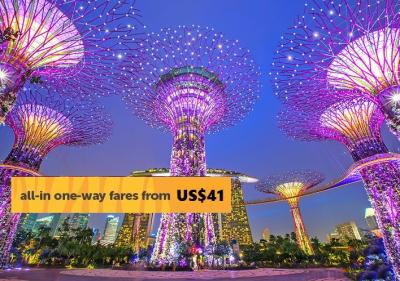 Du lịch Singapore dễ dàng với giá vé từ 41 USD cùng Tiger Air