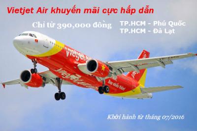 Thỏa sức vi vu chỉ từ 390,000 đồng cùng Vietjet Air