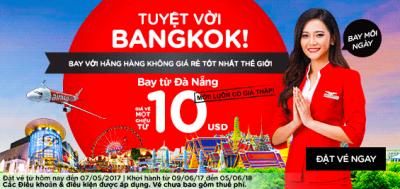 Đà Nẵng bay thẳng Bangkok, giá siêu rẻ chỉ 66 USD khứ hồi trọn gói thuế phí