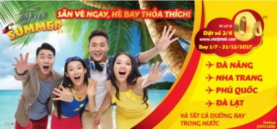 Săn vé ngay, Hè bay thỏa thích với 1 triệu vé 0 đồng