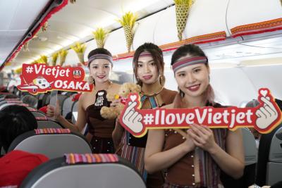 Vietjet khai trương đường bay thẳng đầu tiên đến Nhật Bản