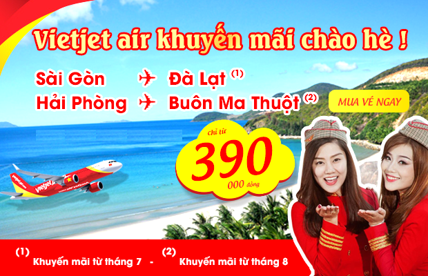 Vé máy bay khuyến mại