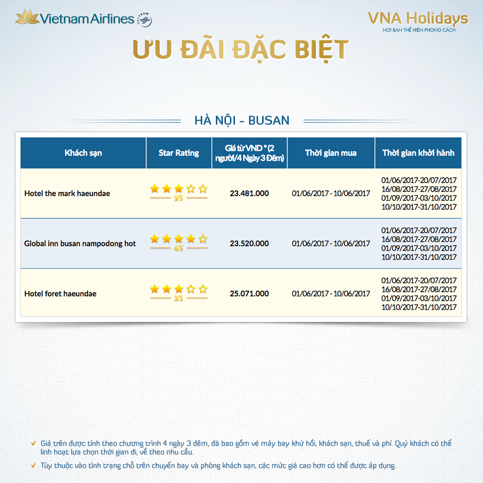 Combo vé máy bay khách sạn giá rẻ