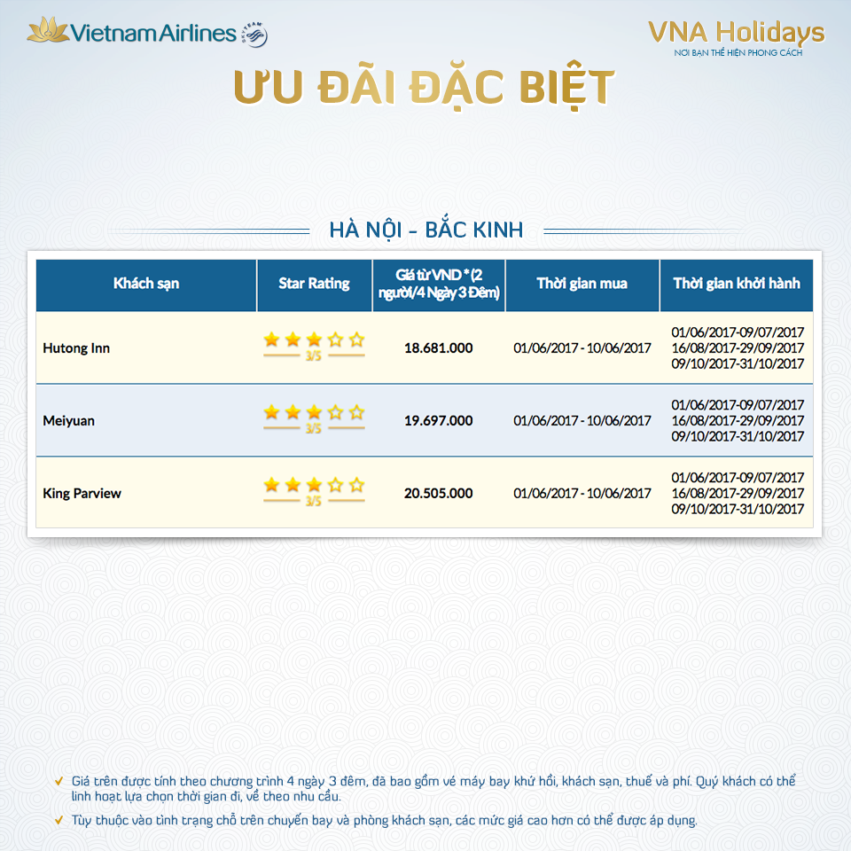 Combo vé máy bay khách sạn giá rẻ