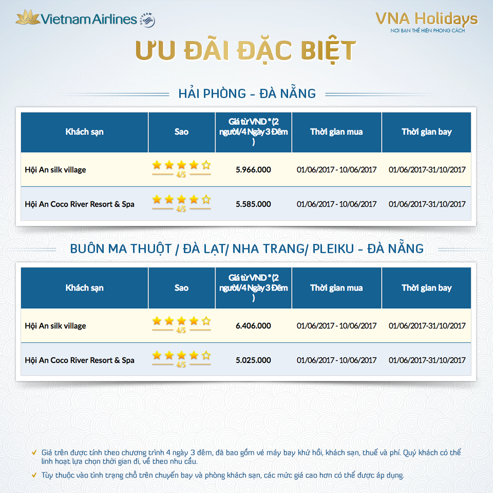combo vé máy bay và khách sạn giá rẻ