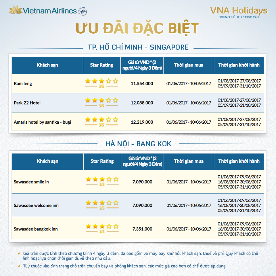 combo vé máy bay và khách sạn giá rẻ
