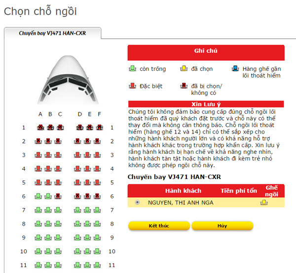 Hướng dẫn checkin trực tuyến Vietjet air