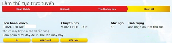 Hướng dẫn checkin trực tuyến Vietjet air