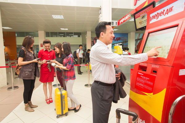 Hướng dẫn checkin trực tuyến Vietjet air