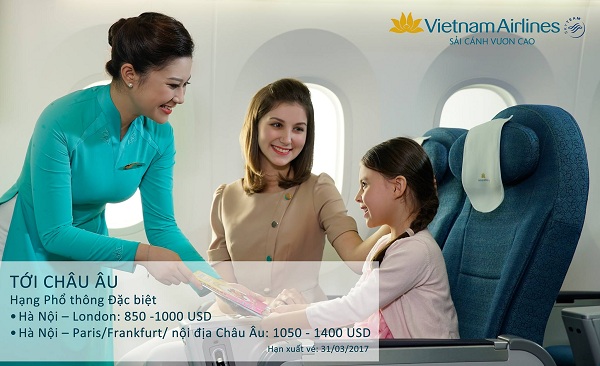 Vietnam Airline khuyến mại