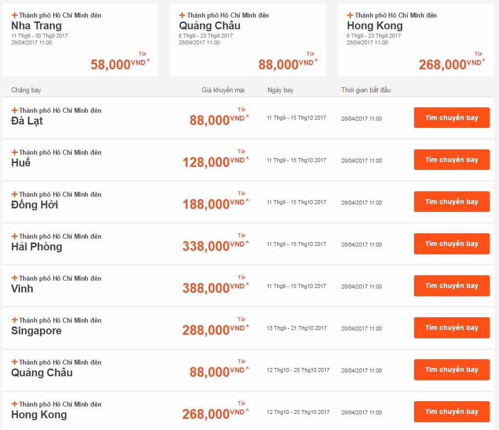 Vé máy bay giá rẻ của Jetstar