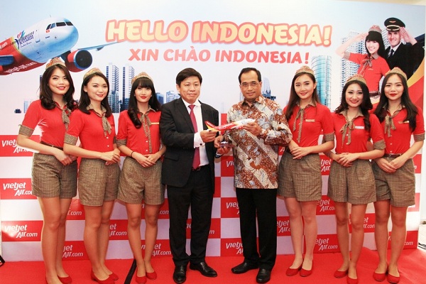 Vietjet mở đường bay mới Thành phố Hồ Chí Minh (TP.HCM - Việt Nam) đi Jakarta (Indonesia)